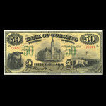 Canada, Bank of Toronto (The), 50 dollars <br /> 1 octobre 1929
