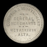 Canada, Compton & Montgomery, 25 cents <br /> 1911