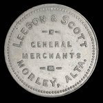 Canada, Leeson & Scott, 1 dollar <br /> 1909
