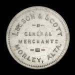 Canada, Leeson & Scott, 1 dollar <br /> 1909