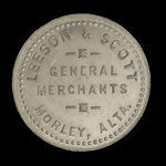 Canada, Leeson & Scott, 25 cents <br /> 1909