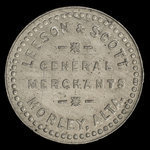 Canada, Leeson & Scott, 10 cents <br /> 1909