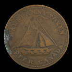 Canada, Watkins & Harris, 1/2 penny <br /> 1833