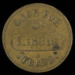 Canada, H. Elmslie, 5 cents <br /> 1887