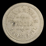 Canada, J.C. Lampman, 5 cents <br /> 1895