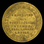 Canada, Pritchard & Andrews, aucune dénomination <br /> 1895