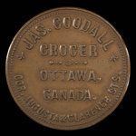 Canada, Jas. Goodall, 25 cents <br /> 1895