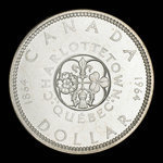 Canada, Élisabeth II, 1 dollar <br /> 1964