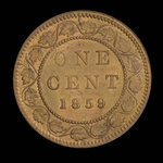 Canada, Victoria, 1 cent <br /> 1859