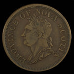 Canada, Province de la Nouvelle-Écosse, 1 penny <br /> 1832