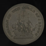Canada, J. Brown, 1/2 penny <br /> 1815