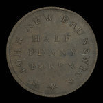 Canada, inconnu, 1/2 penny <br /> 1835