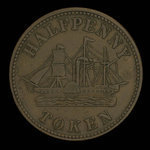 Canada, James Duncan & Co., 1/2 penny <br /> 1858