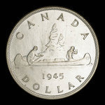 Canada, Georges VI, 1 dollar <br /> 1945