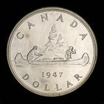 Canada, Georges VI, 1 dollar <br /> 1947