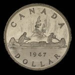 Canada, Georges VI, 1 dollar : 1947
