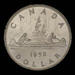 Canada, Georges VI, 1 dollar <br /> 1952