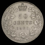 Canada, Victoria, 50 cents <br /> 1871