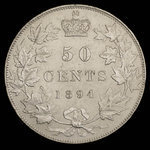 Canada, Victoria, 50 cents : 1894