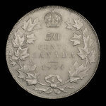 Canada, Édouard VII, 50 cents <br /> 1904
