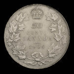 Canada, Édouard VII, 50 cents : 1904