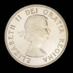 Canada, Élisabeth II, 50 cents <br /> 1958