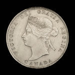 Canada, Victoria, 25 cents <br /> 1872