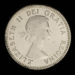 Canada, Élisabeth II, 10 cents <br /> 1959