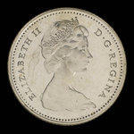 Canada, Élisabeth II, 10 cents <br /> 1965