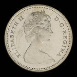 Canada, Élisabeth II, 10 cents <br /> 1965