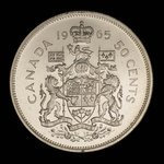 Canada, Élisabeth II, 50 cents <br /> 1965