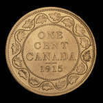 Canada, Georges V, 1 cent <br /> 1915