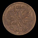 Canada, Georges VI, 1 cent <br /> 1944