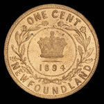 Canada, Victoria, 1 cent <br /> 1894