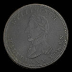 Canada, inconnu, 1/2 penny <br /> 1814