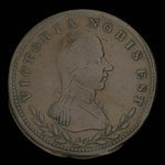Canada, inconnu, 1/2 penny <br /> 1813