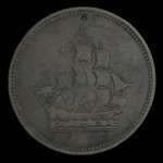 Canada, inconnu, 1/2 penny <br /> 1815