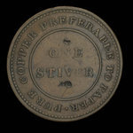 Guyane britannique, inconnu, 1 stiver <br /> 1838