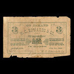 Canada, W.C. Edwards & Cie. Ltée., 3 cents <br /> 1 juillet 1885