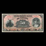 Canada, Merchants Bank of Canada (The), 50 dollars <br /> 2 janvier 1903