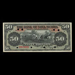 Canada, Banque Nouvelle-Écosse, 50 dollars <br /> 1 mai 1906