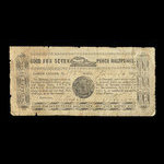 Canada, William Nunns, 7 1/2 pence <br /> 16 janvier 1839