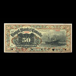 Canada, Banque Royale du Canada, 50 dollars <br /> 2 janvier 1901