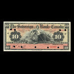 Canada, Sovereign Bank of Canada, 10 dollars <br /> 1 mai 1902