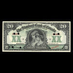 Canada, Standard Bank of Canada, 20 dollars <br /> 2 janvier 1914