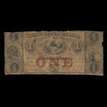 Canada, Bank of Upper Canada (York), 1 dollar <br /> 1849