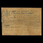 Canada, Compagnie de la Baie d'Hudson, 1 shilling <br /> 1837