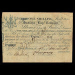 Canada, Compagnie de la Baie d'Hudson, 1 shilling <br /> 1845