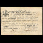 Canada, Compagnie de la Baie d'Hudson, 1 livre(anglaise) <br /> 1868