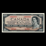 Canada, Banque du Canada, 100 dollars <br /> 1954
